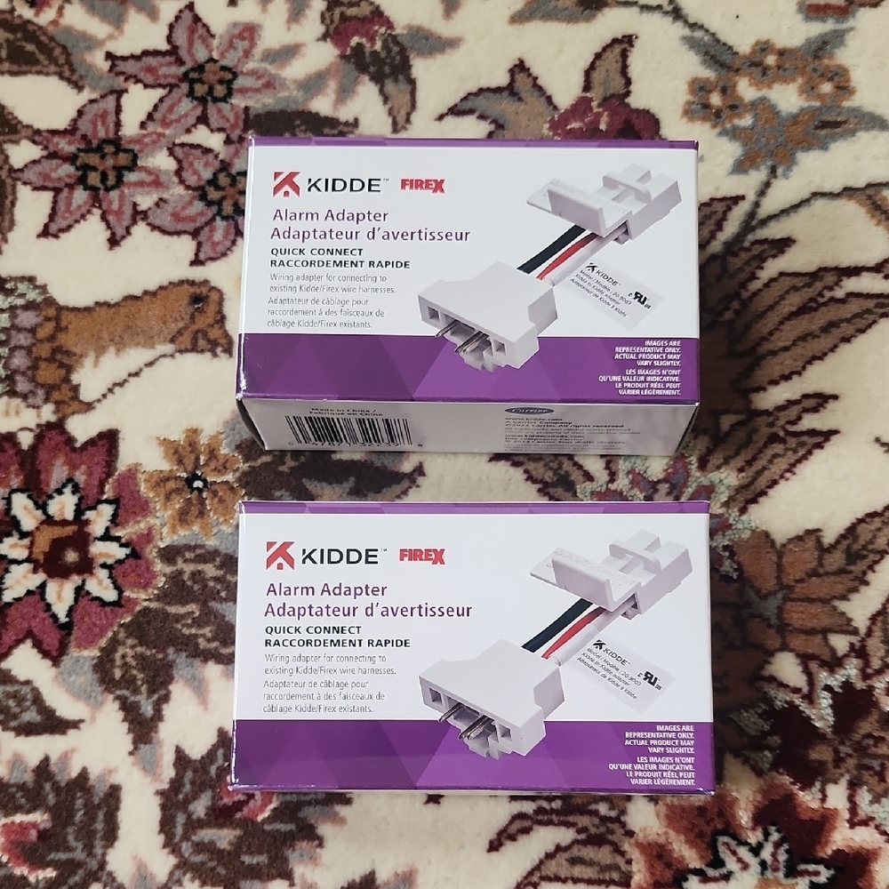 ***NWT***Kidde Firex Alarm Adapter - White
